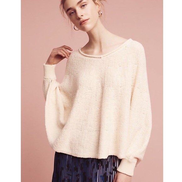 Anthropologie Sweaters - Anthropologie Moth draped poncho pullover